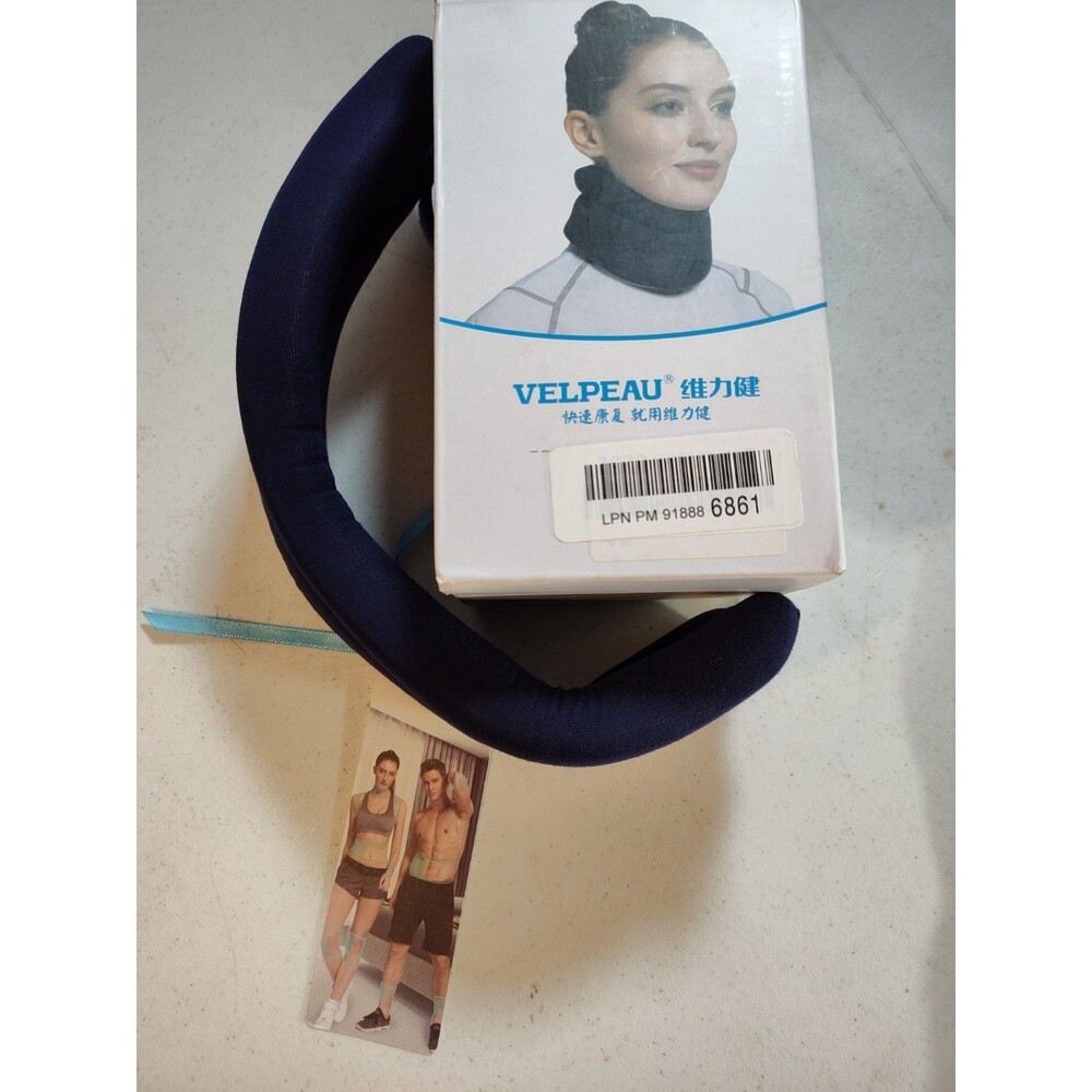 Velpeau Neck Brace Cervical Support VP0201 Navy Blue. Open Box but notr used 982